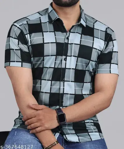 STI Men's Checked Regular Multicolor Shirts